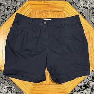*TALBOTS* Dark Blue Shorts w/ Pockets Size 12